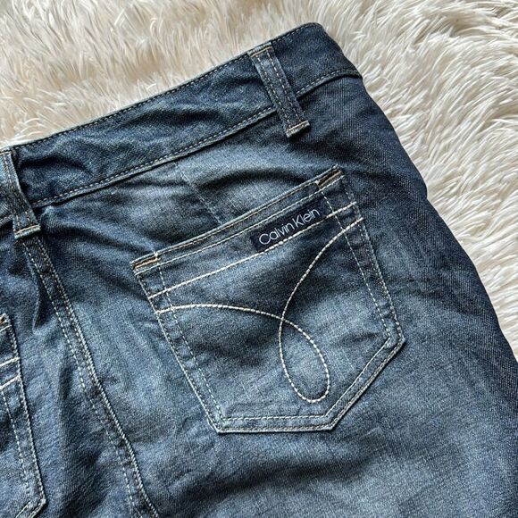 Calvin Klein Jean Skirt Size 10 Waist 30 - Picture 4 of 5